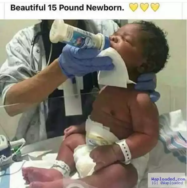 Photo: This size of this new born baby is pretty mind blowing